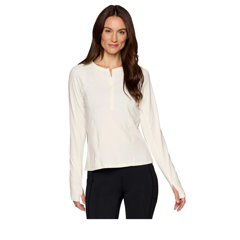 NWT Avalanche‎ Women's Long Sleeve UPF 50+ Sun Shirt with Zipper Pocket